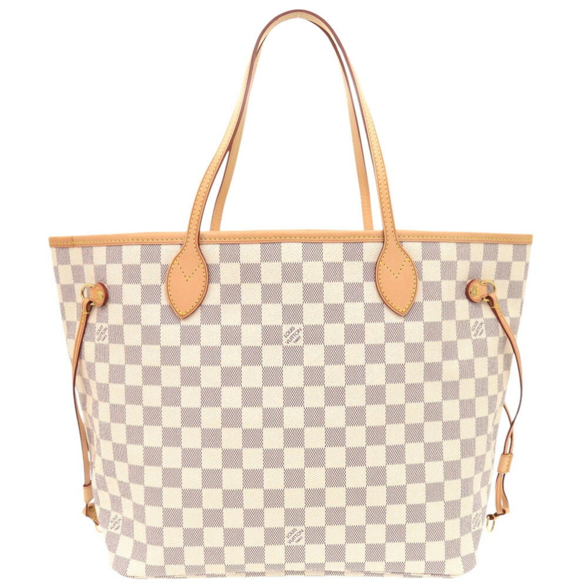 Louis Vuitton White Damier Azur Tote Bag (Pre-Owned)