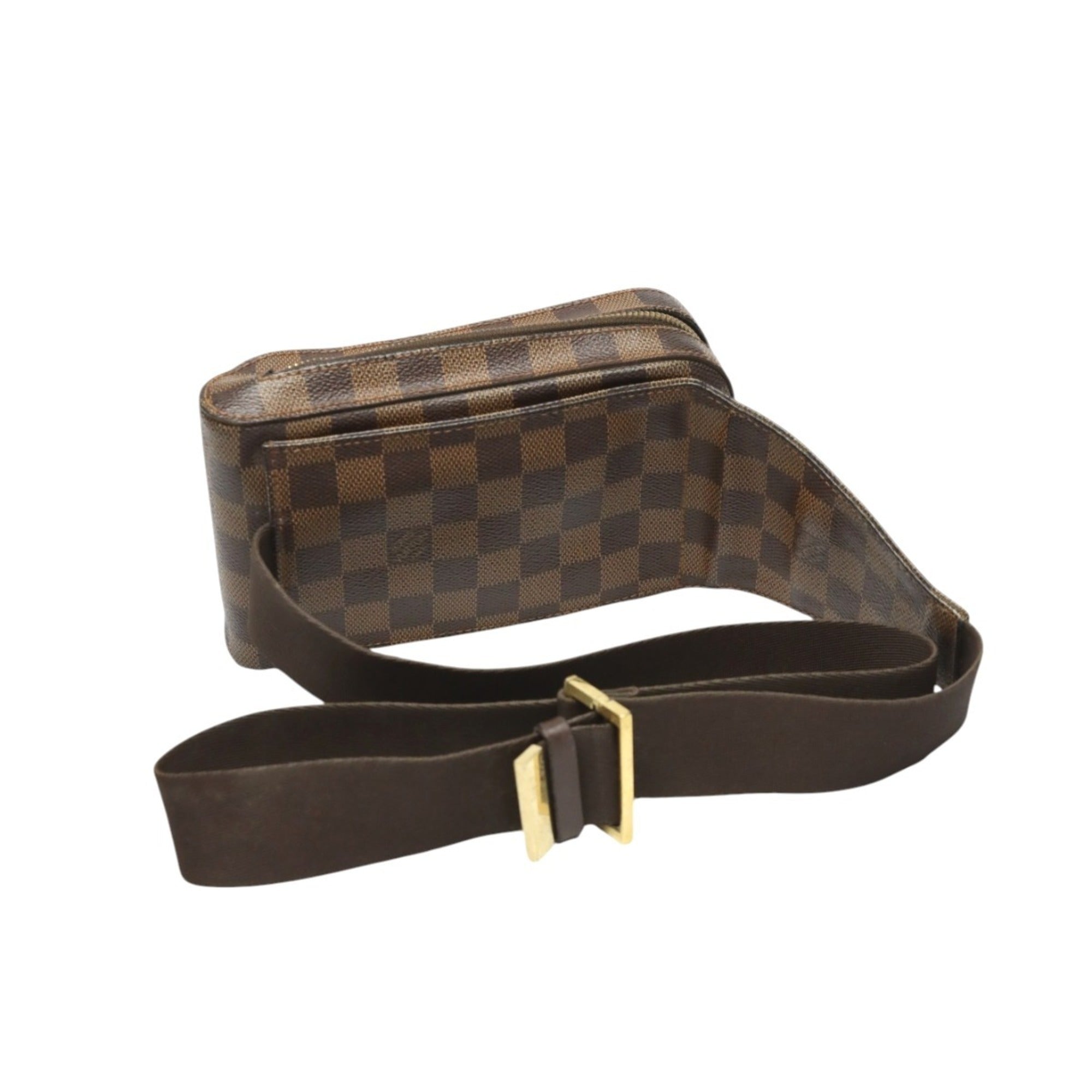 Louis Vuitton Damier Brown Damier Canvas Ebene Galle Damier Canvas Sling Bag (Pre-Owned)
