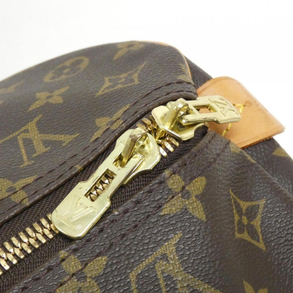 Louis Vuitton Monogram Marron Coated Canvas Boston Bag (Pre-Owned)