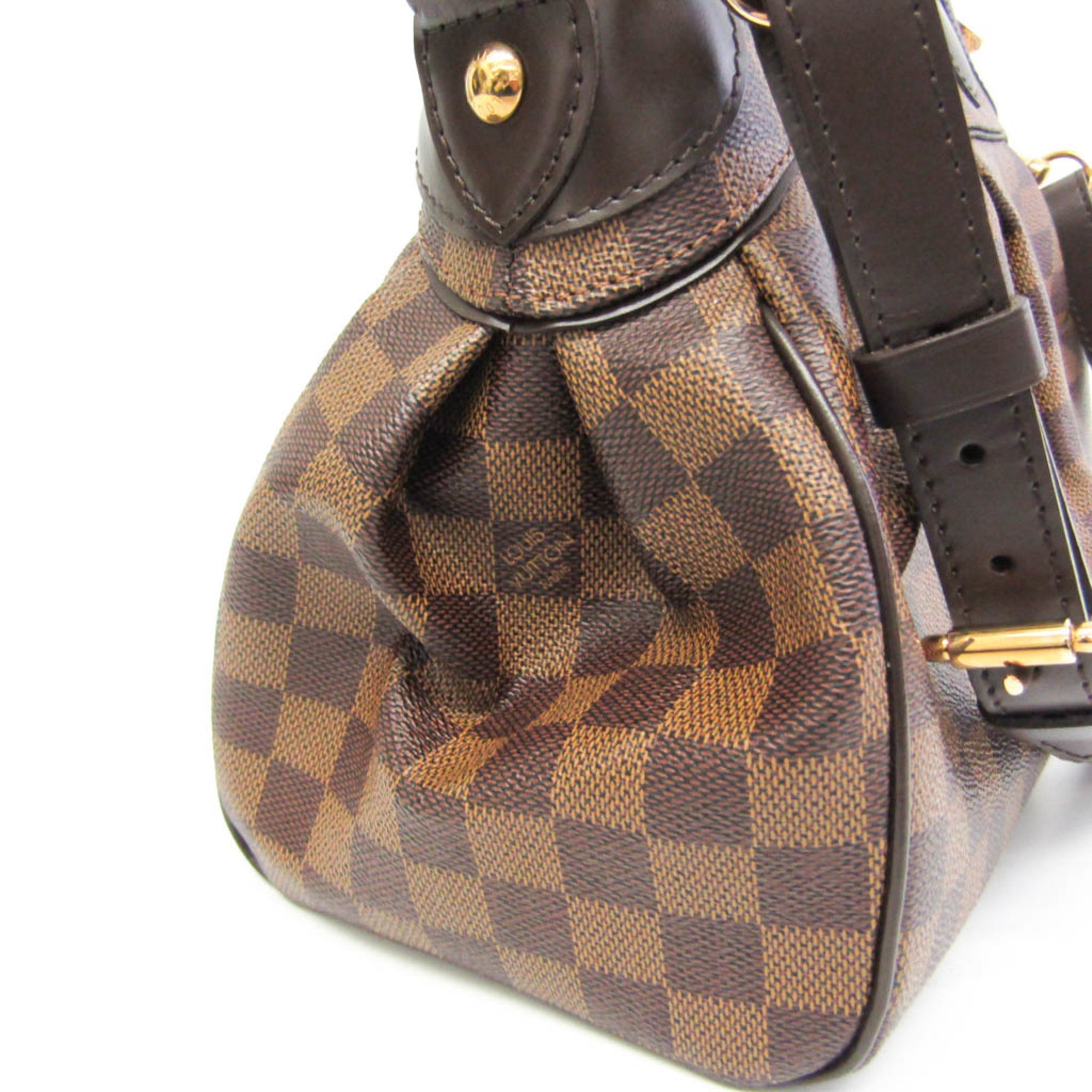 Louis Vuitton Damier Ebene Damier Canvas Handbag Shoulder Bag (Pre-Owned)