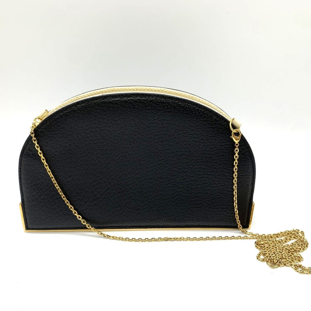 Fendi Black Leather Shoulder Bag (Pre-Owned)
