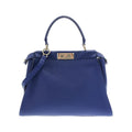 Fendi Purple Leather Handbag (Pre-Owned)
