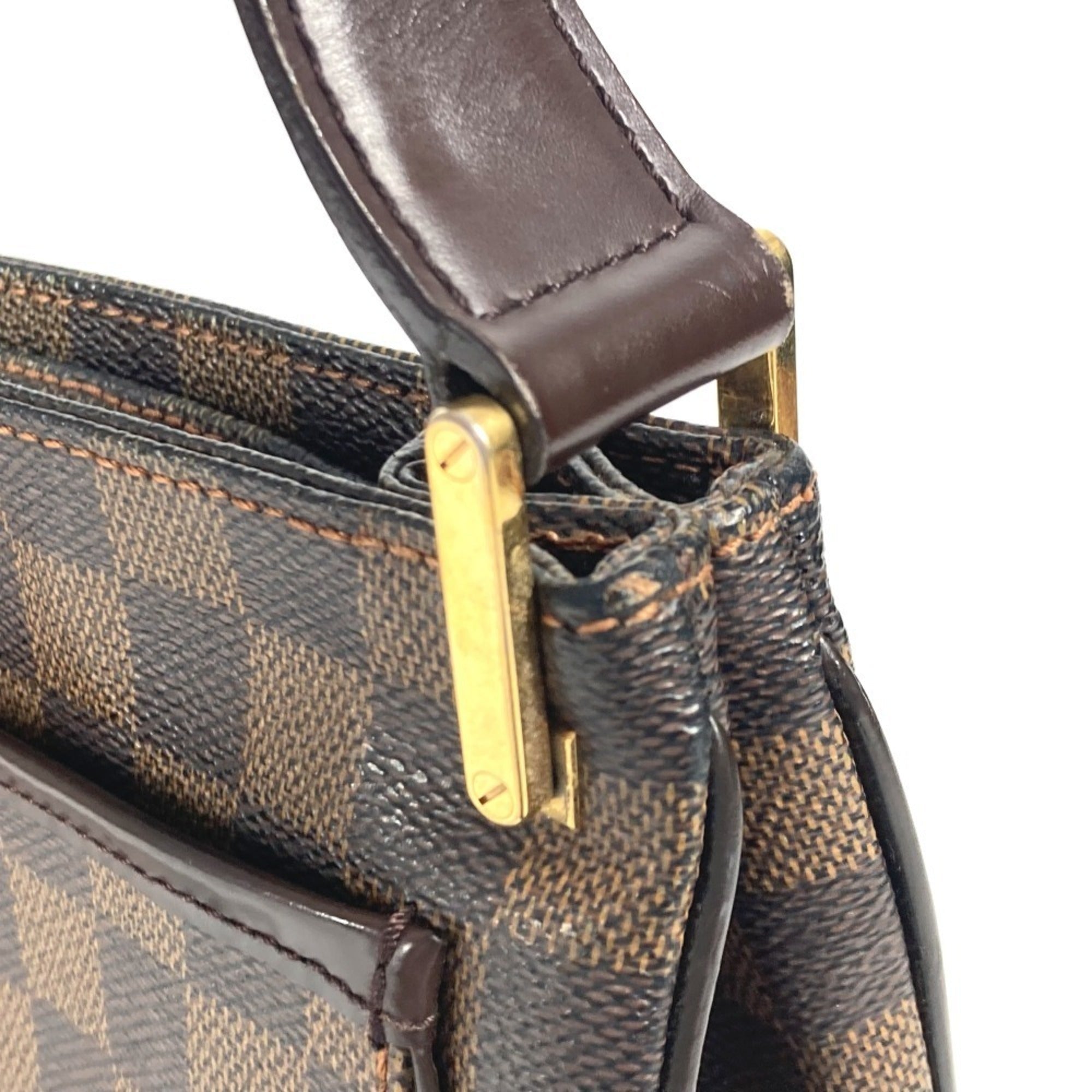 Louis Vuitton Brown Ebene Damier Canvas Shoulder Bag (Pre-Owned)