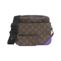 Louis Vuitton Dark Brown Marron Coated Canvas Shoulder Bag (Pre-Owned)