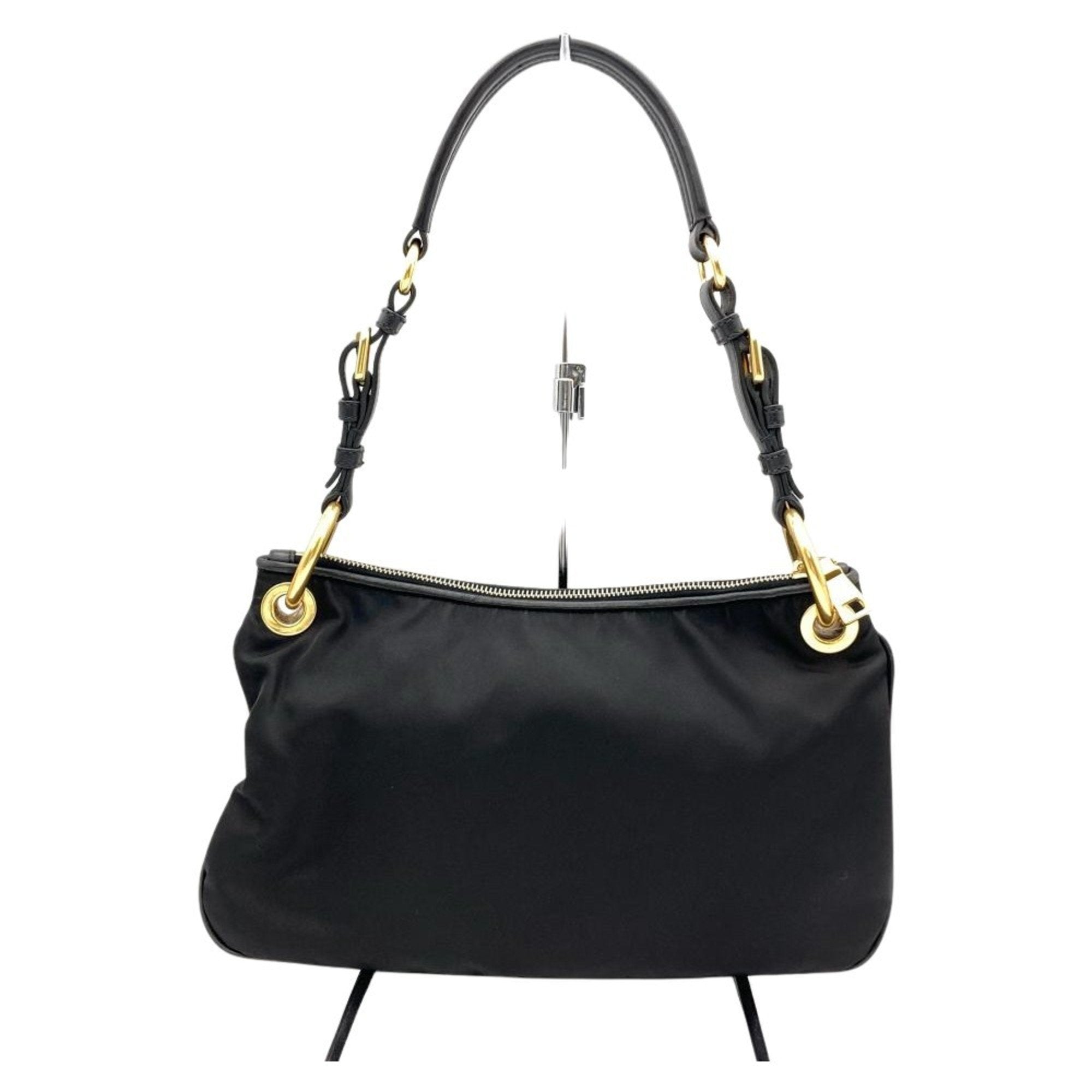 Prada Black Nylon Shoulder Bag (Pre-Owned)