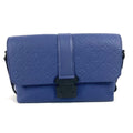 Louis Vuitton Blue Leather Shoulder Bag (Pre-Owned)