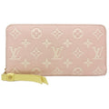 Louis Vuitton Beige Pink Yellow Monogram Empreinte Long Wallet (Bi-Fold) (Pre-Owned)