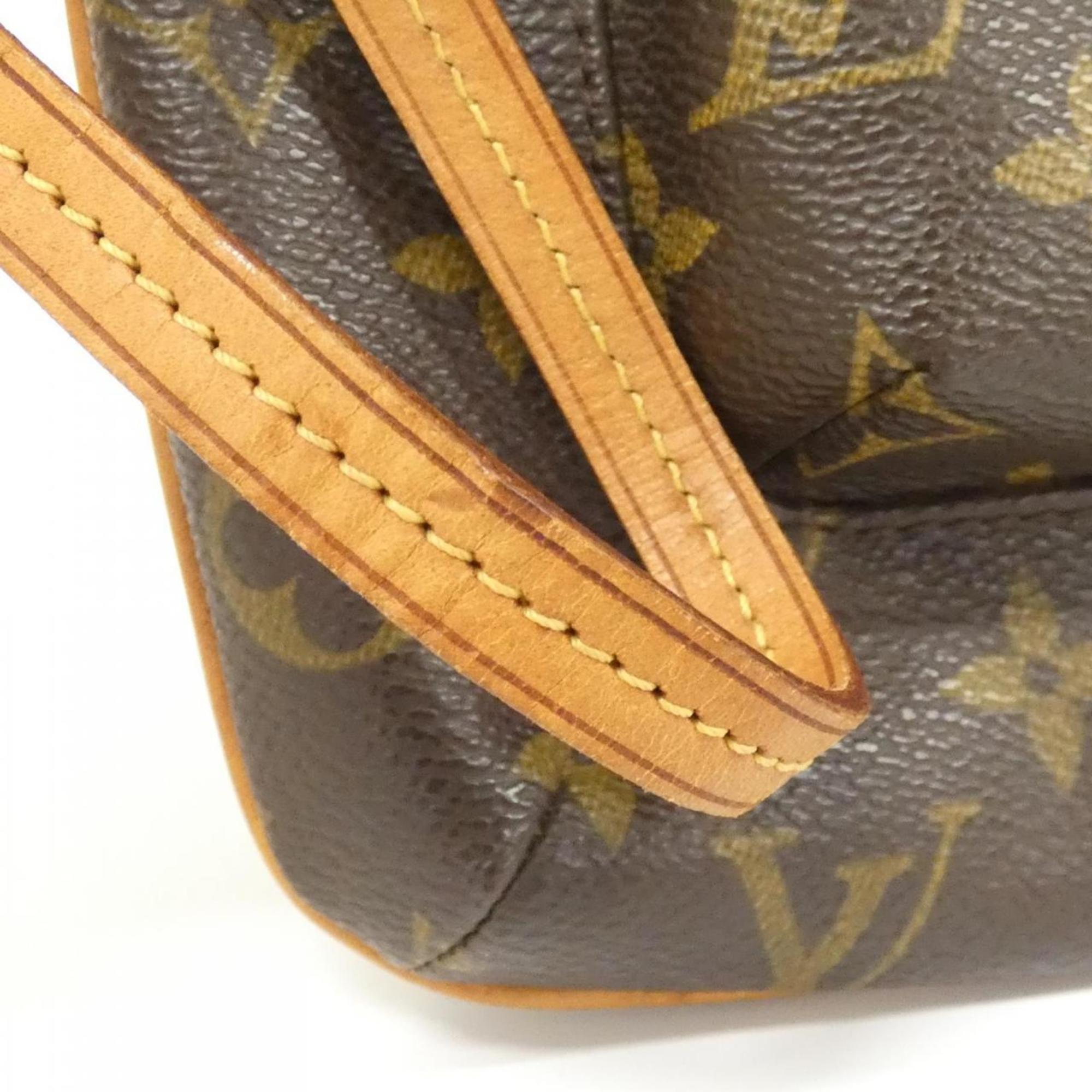 Louis Vuitton Marron Coated Canvas Handbag (Pre-Owned)