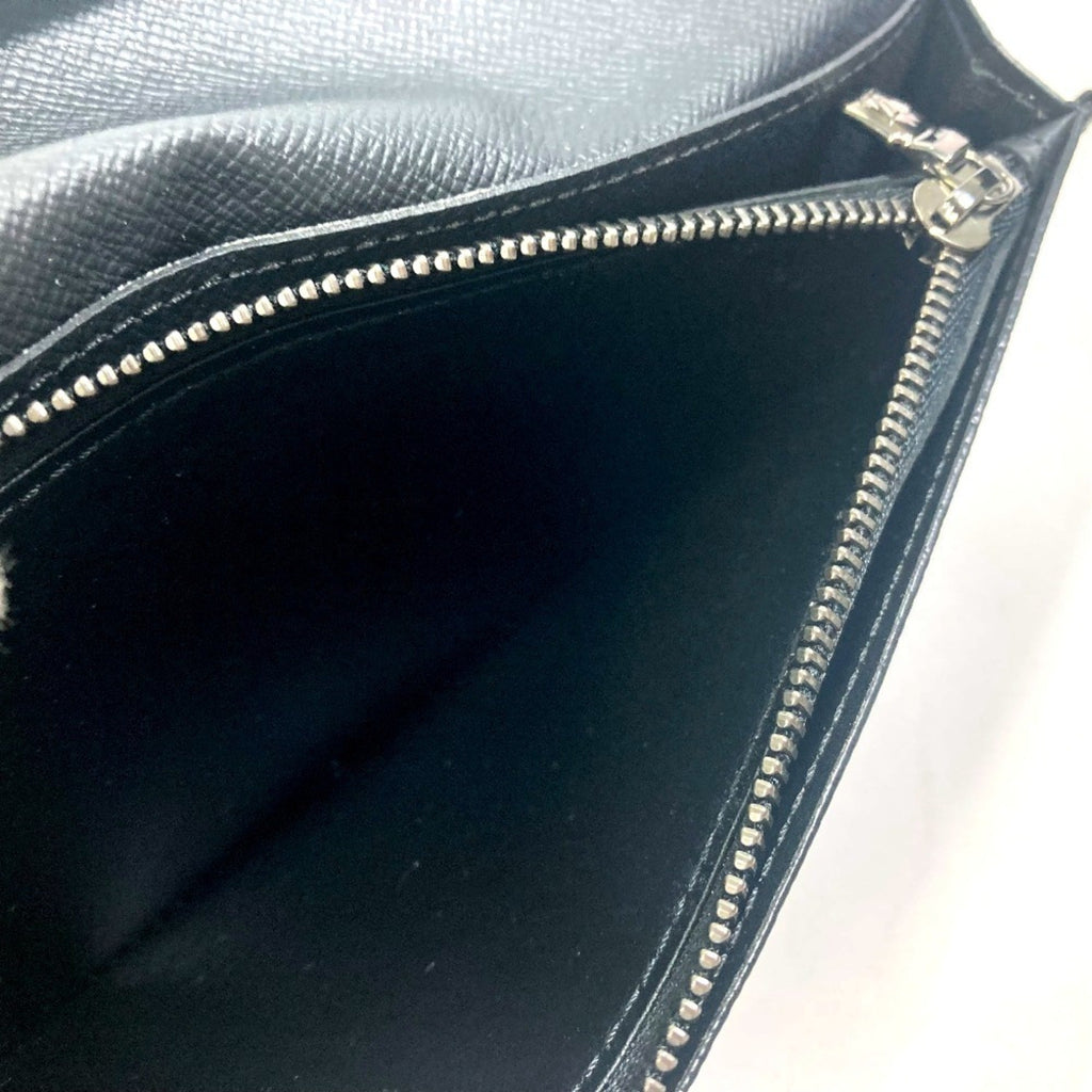 Louis Vuitton Monogram Eclipse Black Monogram Eclipse Long Wallet (Bi-Fold) (Pre-Owned)