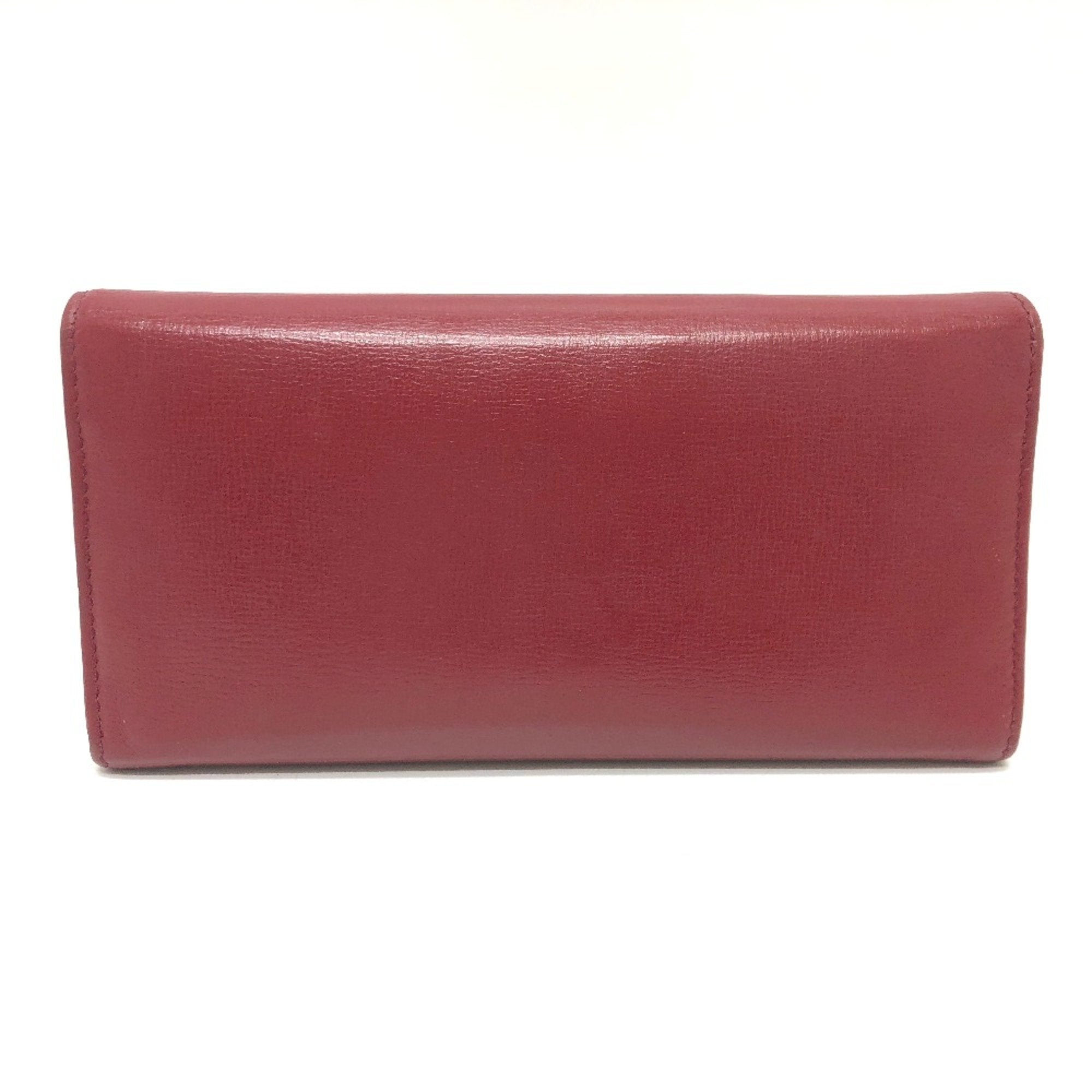 Gucci Red Leather Wallet (Bi-Fold) (Pre-Owned)