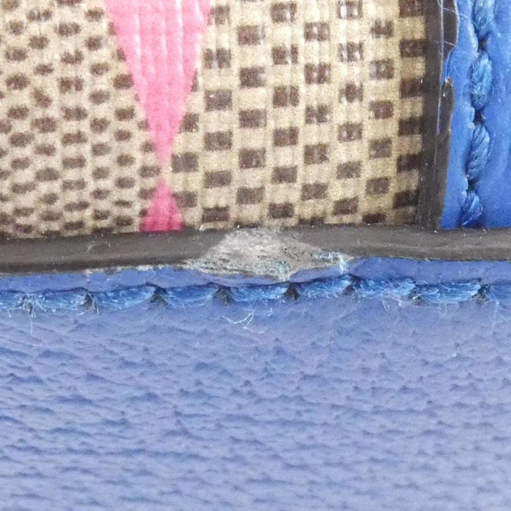Gucci Beige Blue Pink Gg Supreme Handbag (Pre-Owned)