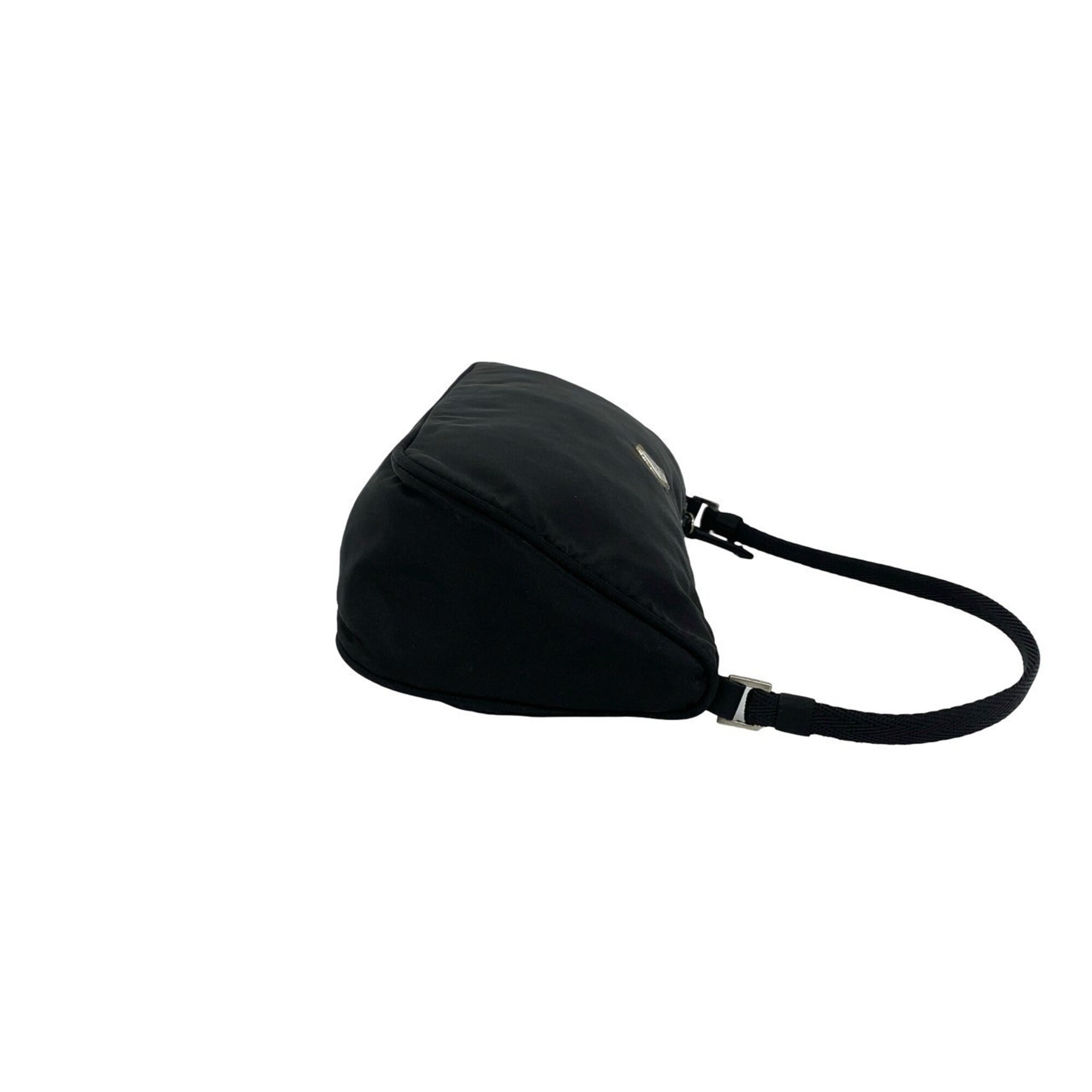 Prada Black Nylon Handbag Pouch Shoulder Bag (Pre-Owned)