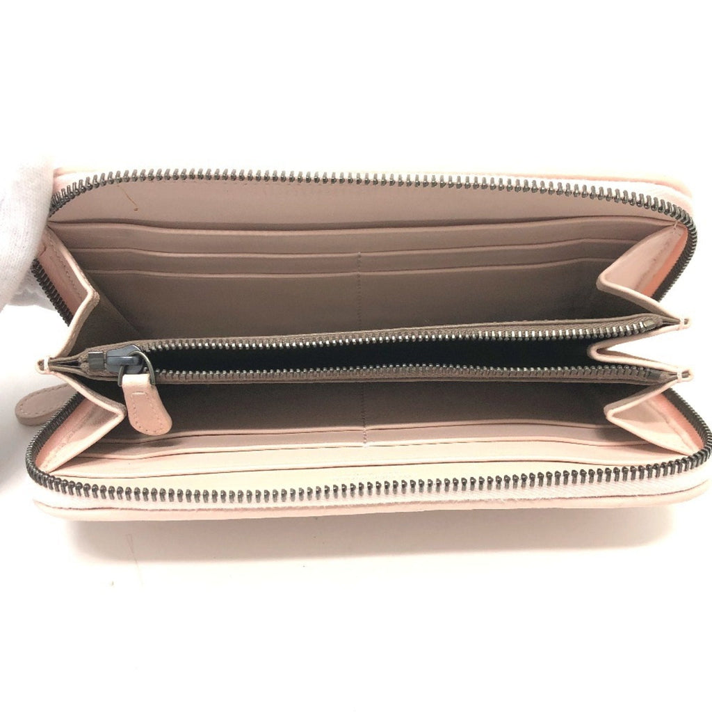 Bottega Veneta Pink Intrecciato Long Wallet (Bi-Fold) (Pre-Owned)