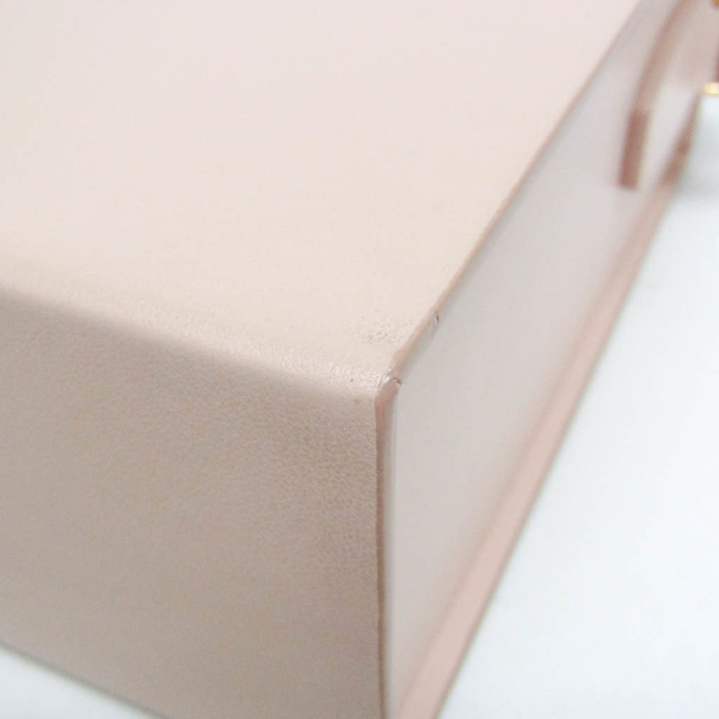 Fendi Pink Leather Shoulder Bag (Pre-Owned)