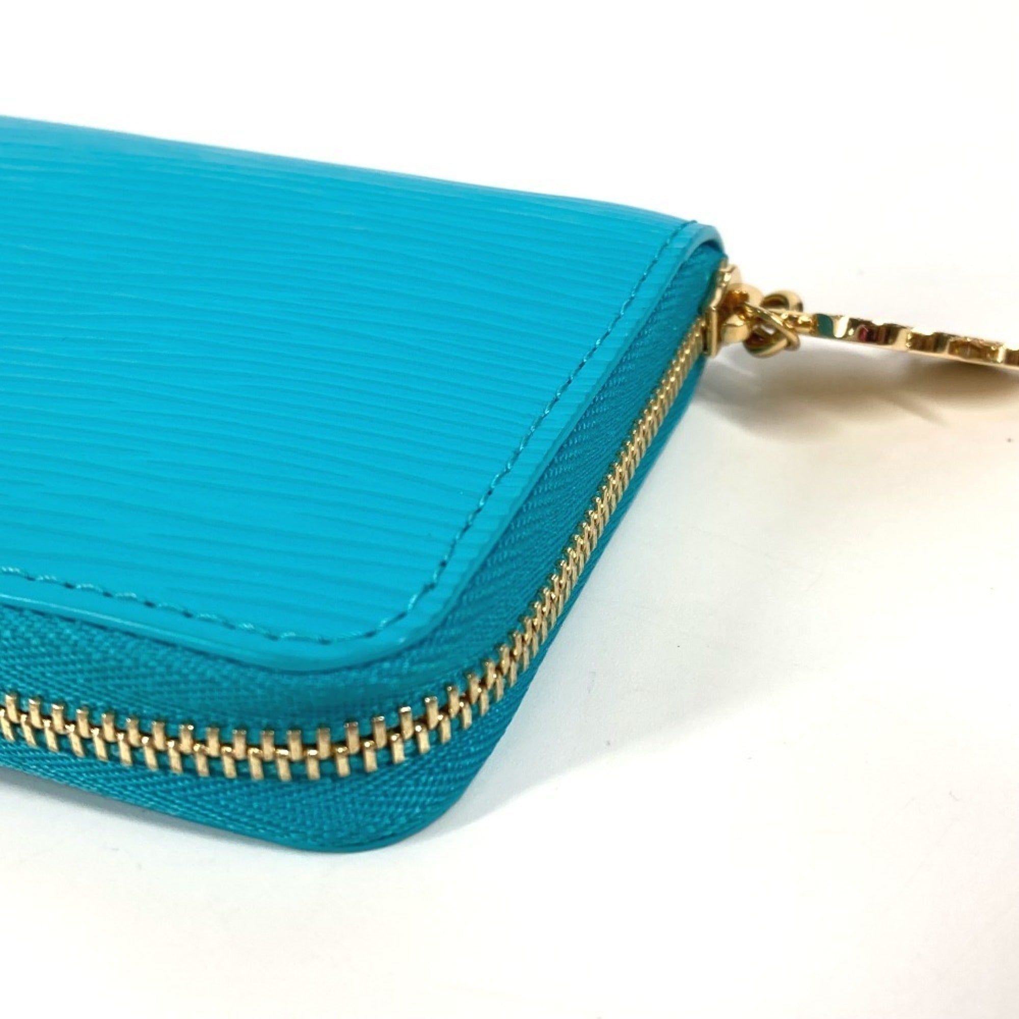 Louis Vuitton Epi Blue Epi Leather Coin Purse/Coin Case (Pre-Owned)