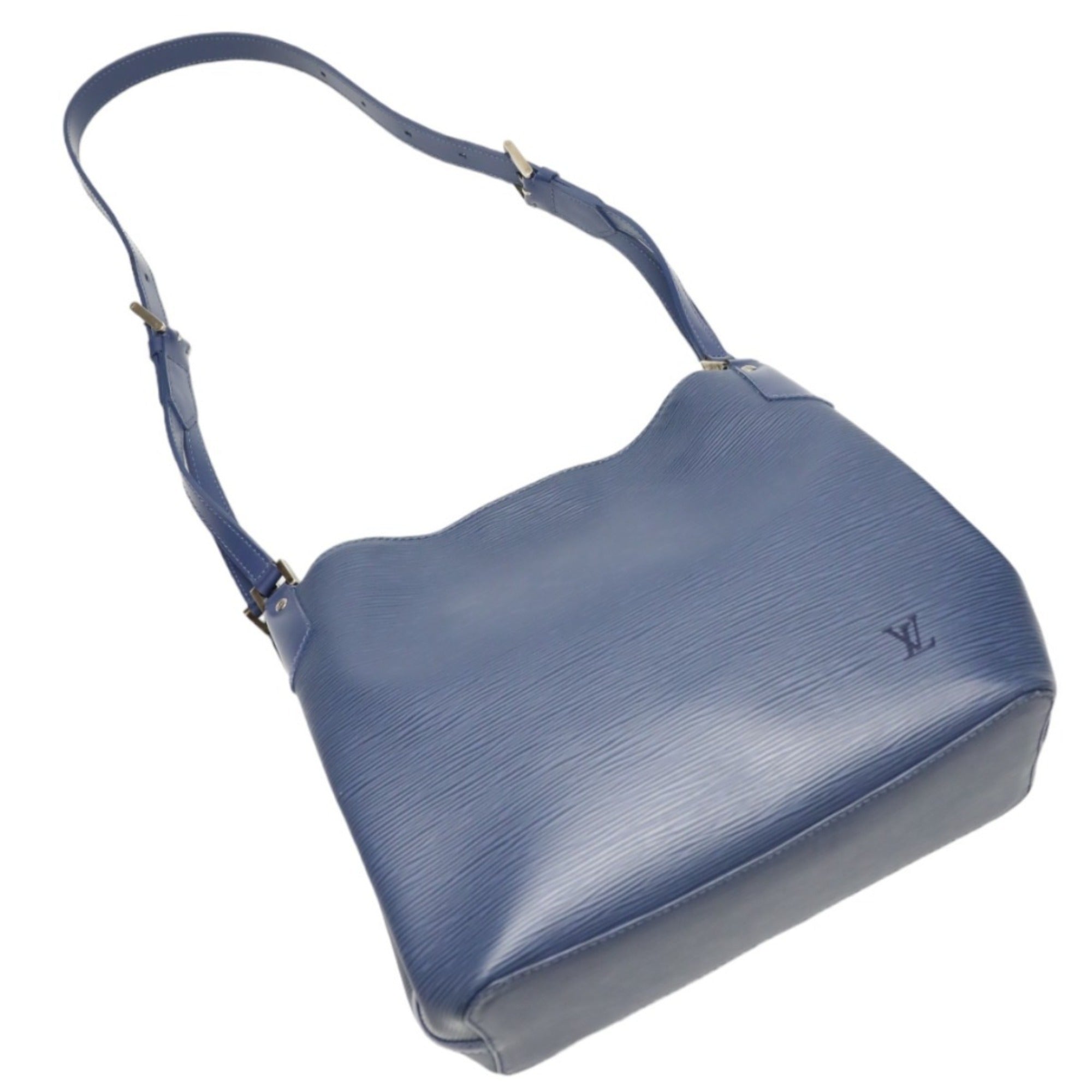 Louis Vuitton Epi Blue Epi Leather Shoulder Bag (Pre-Owned)