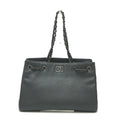 Chanel Black Leather Shoulder Bag (Pre-Owned)