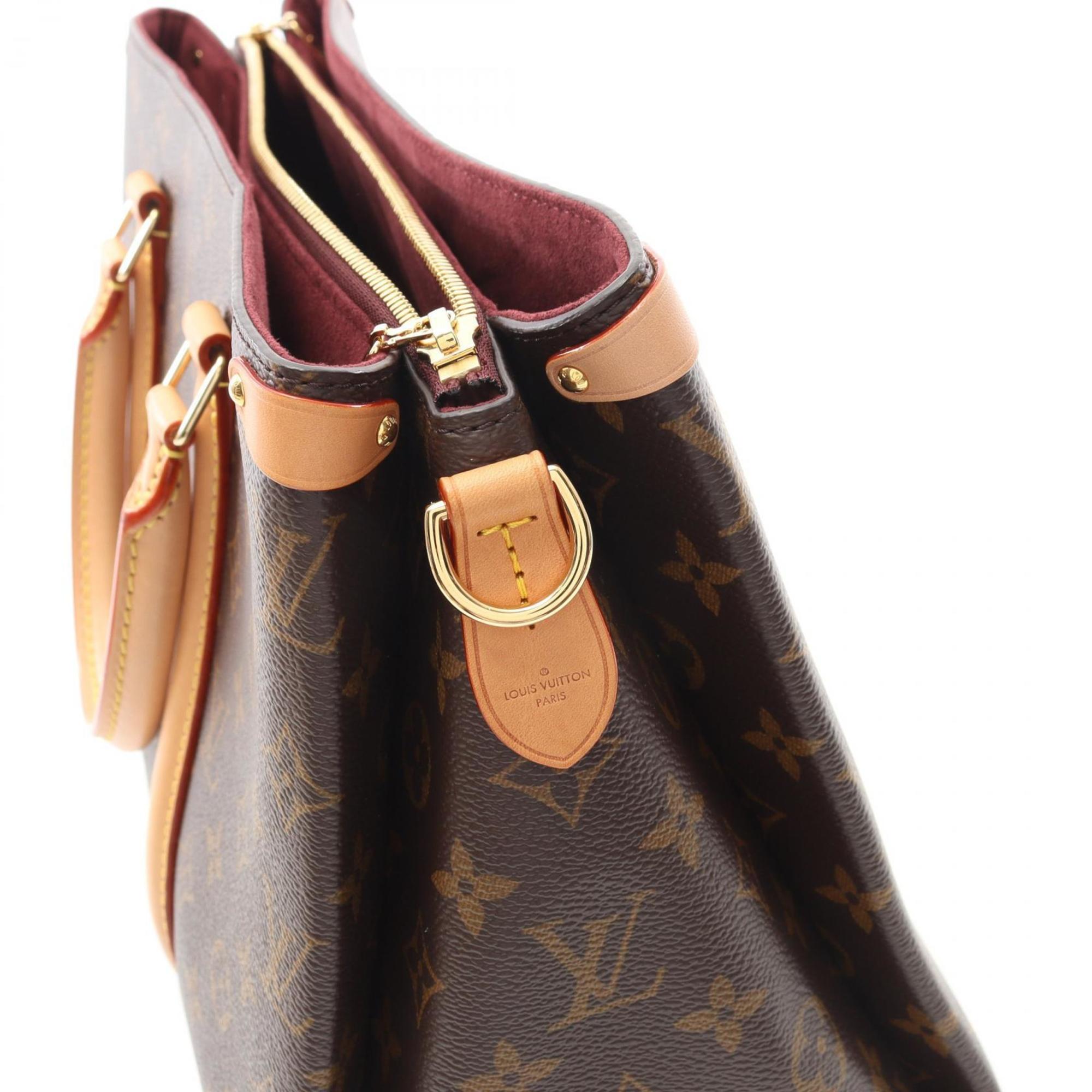 Louis Vuitton Brown Coated Canvas Pvc Leather Handbag (Pre-Owned)