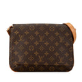 Louis Vuitton Brown Pvc Leather Shoulder Bag (Pre-Owned)