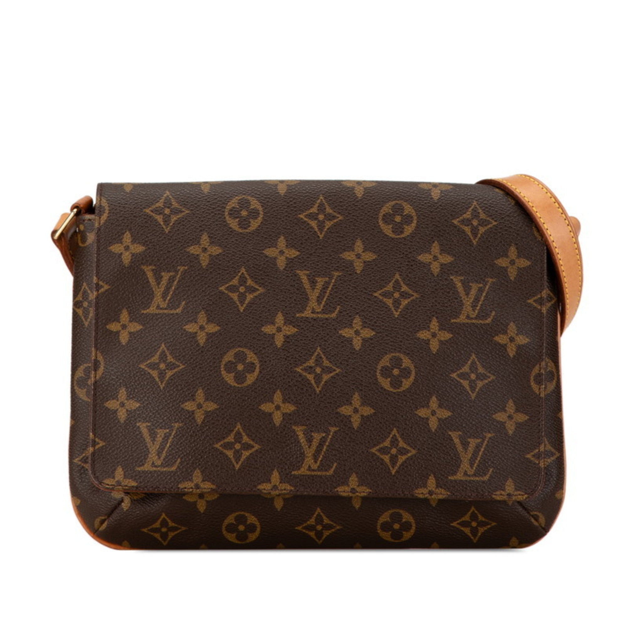 Louis Vuitton Brown Pvc Leather Shoulder Bag (Pre-Owned)