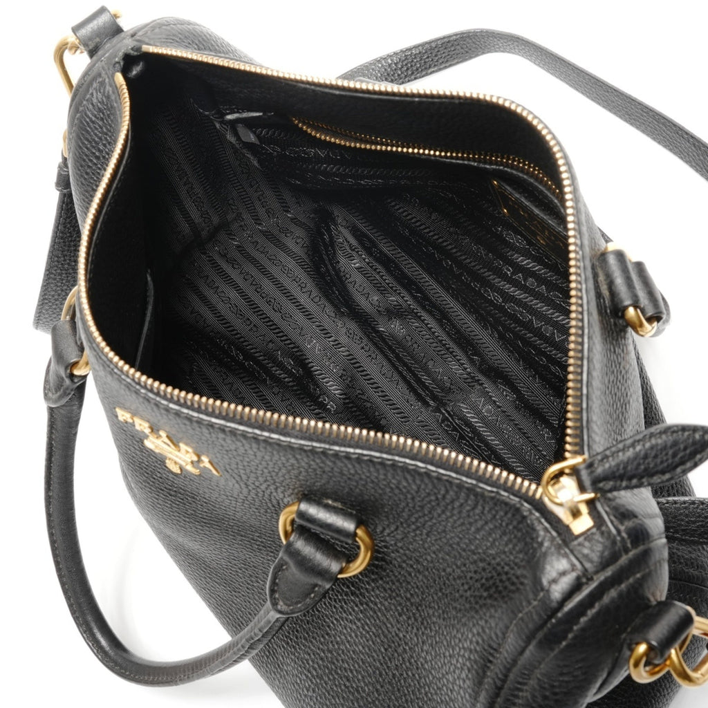 Prada Black Leather Handbag (Pre-Owned)