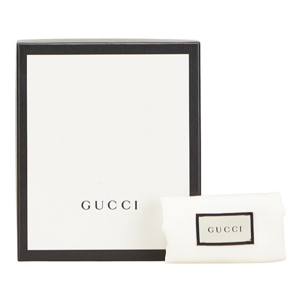 Gucci Soho Red Color Leather Wallet (Bi-Fold) (Pre-Owned)