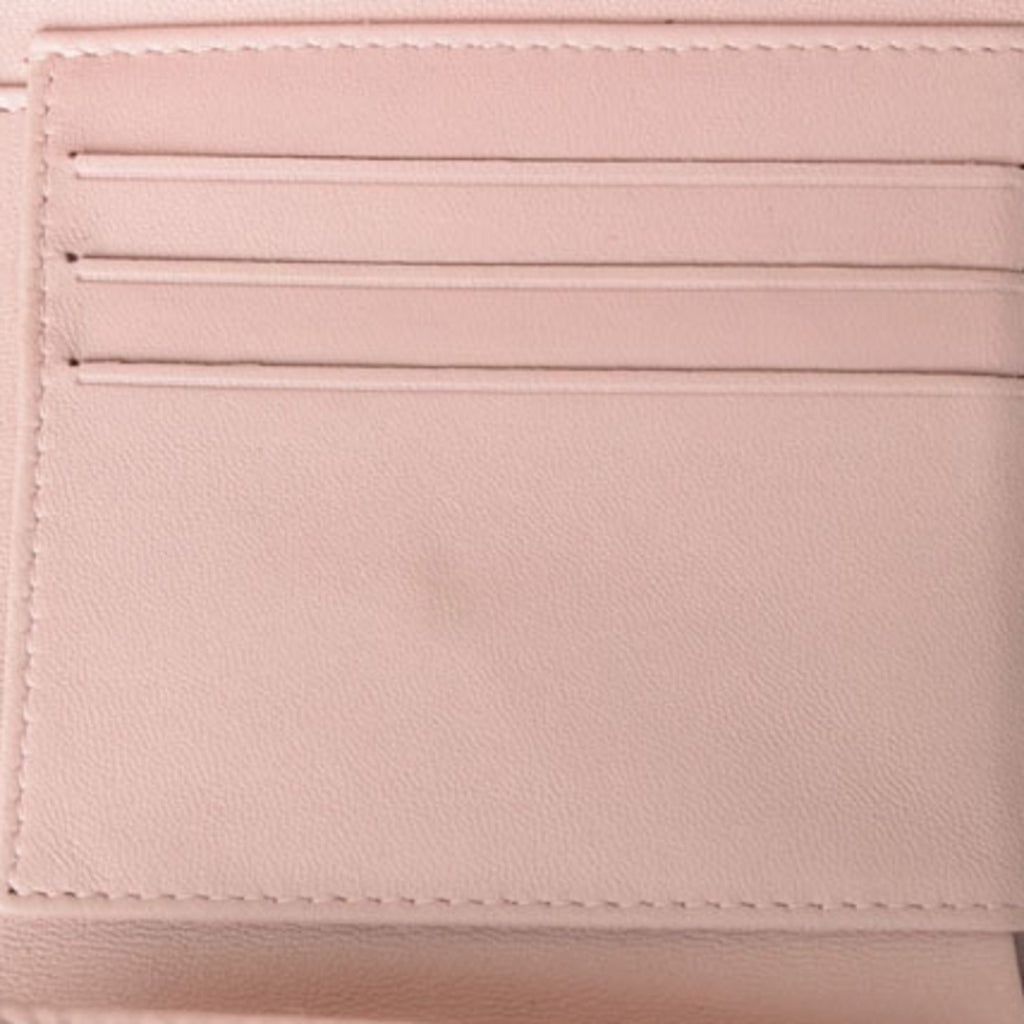Chanel Baby Pink Leather Wallet (Tri-Fold) (Pre-Owned)