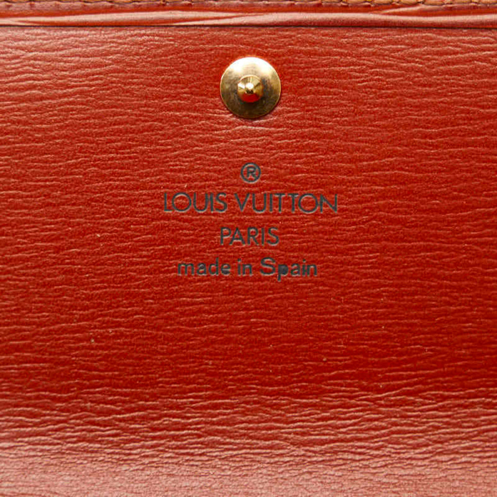Louis Vuitton Epi Kenyan Brown Epi Leather Long Wallet (Bi-Fold) (Pre-Owned)