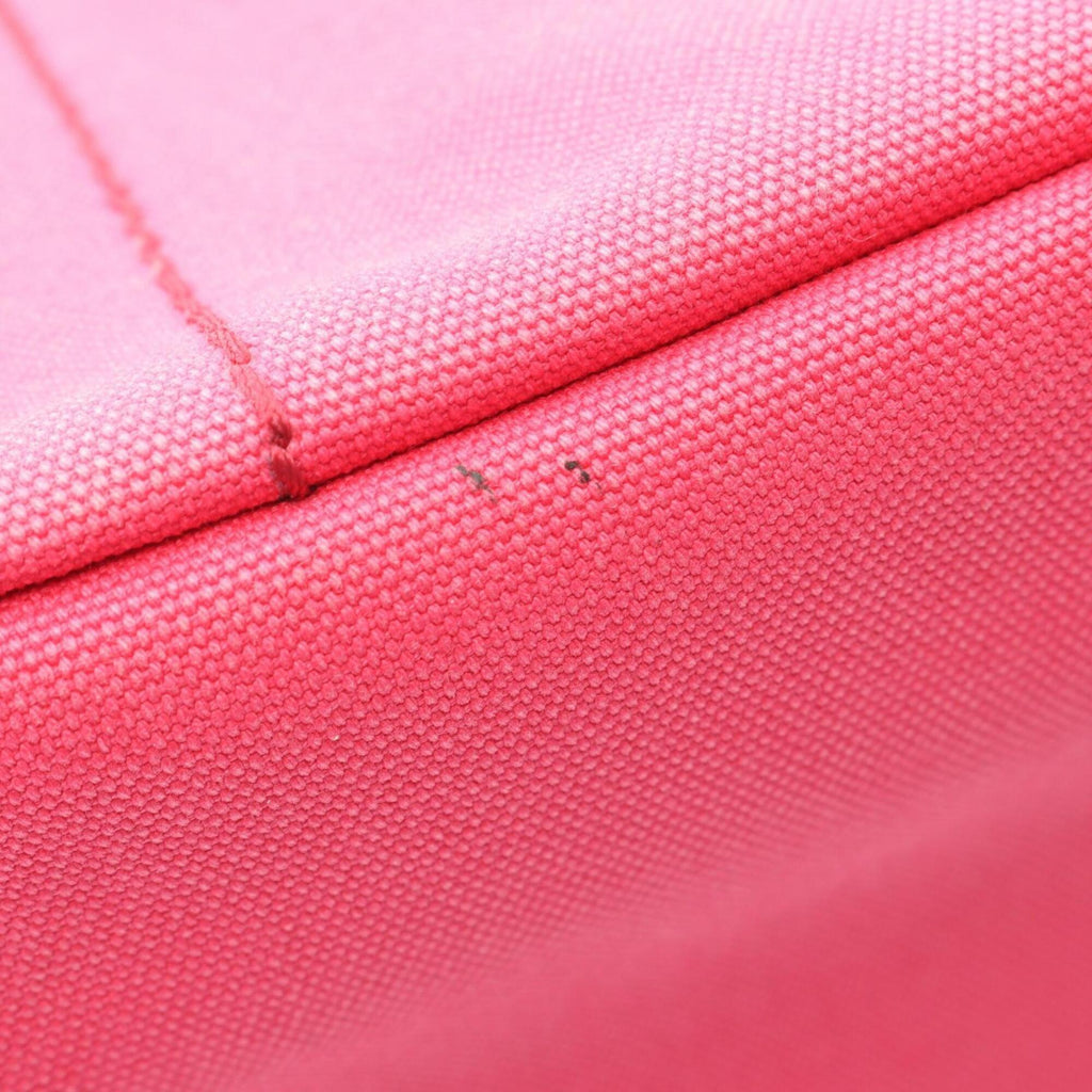Prada Pink Canvas Handbag Tote Bag (Pre-Owned)