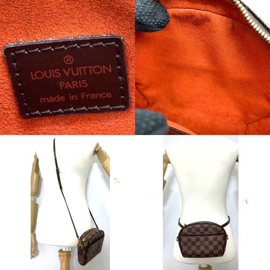 Louis Vuitton Damier Brown Damier Canvas Ebene Fanny Pack Shoulder Bag (Pre-Owned)