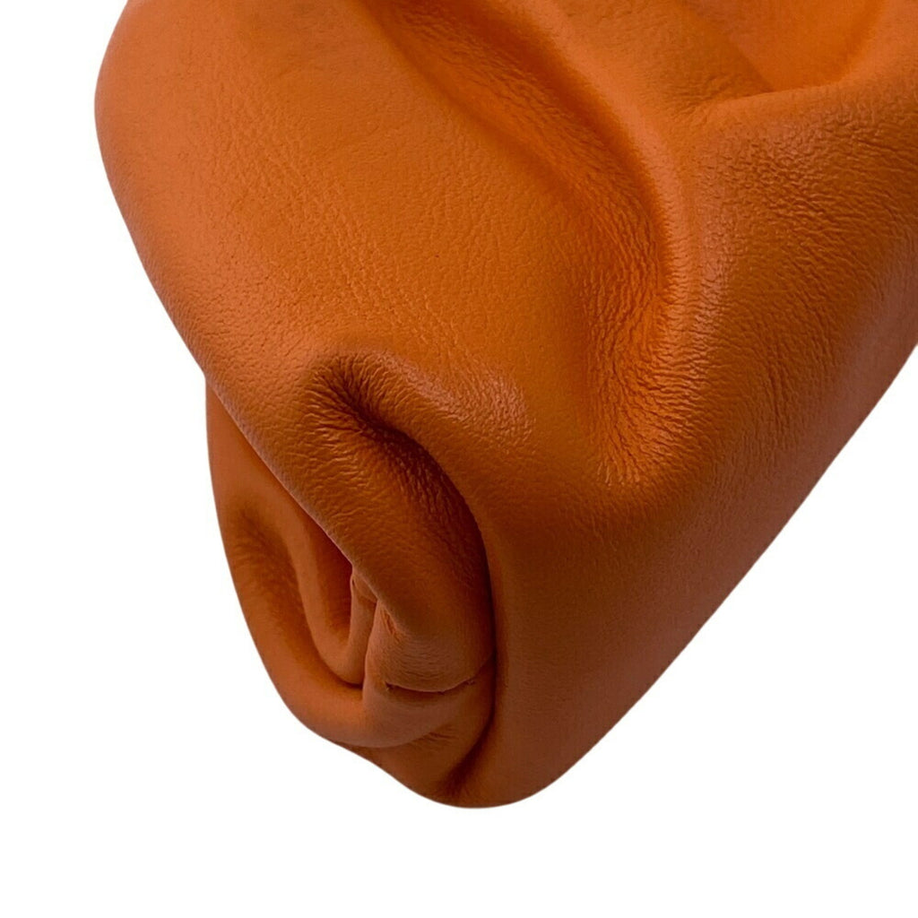 Bottega Veneta Orange Leather Coin Purse/Coin Case (Pre-Owned)