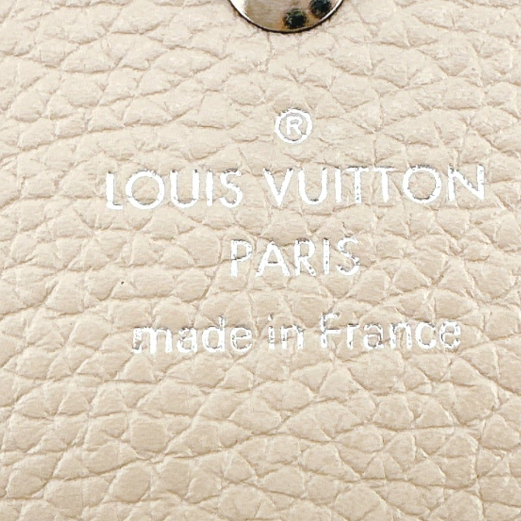 Louis Vuitton Beige Galle Monogram Mahina Leather Long Wallet (Tri-Fold) (Pre-Owned)