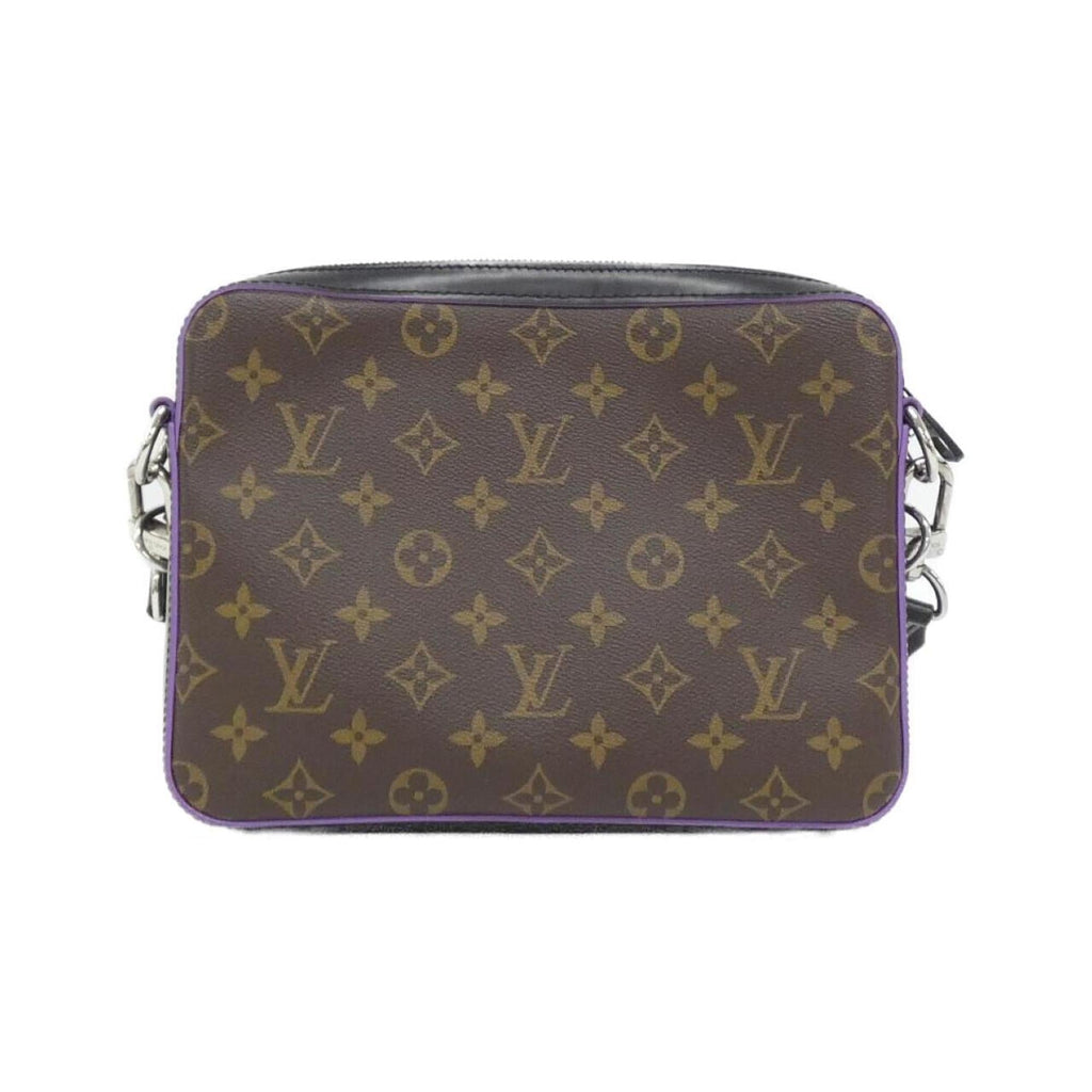 Louis Vuitton Dark Brown Marron Coated Canvas Shoulder Bag (Pre-Owned)