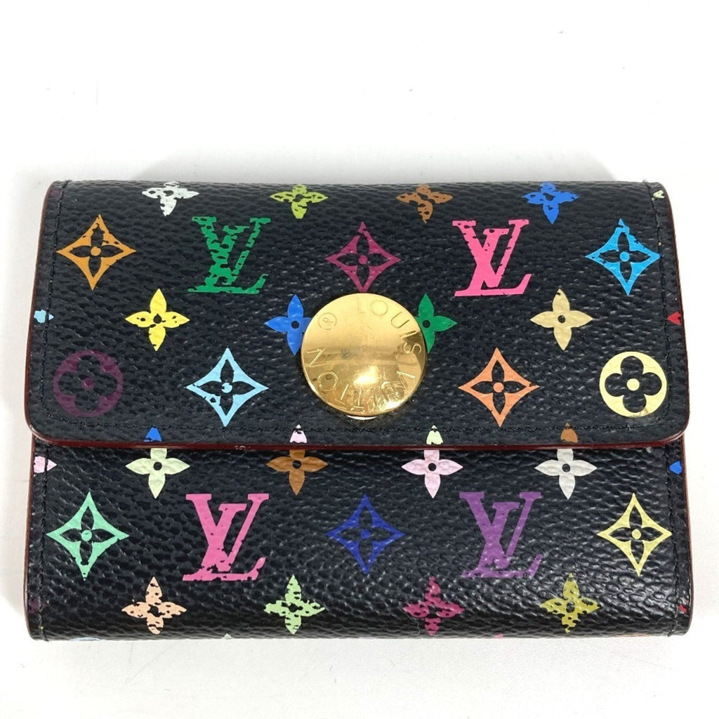Louis Vuitton Black Noir Monogram Multicolore Coin Purse/Coin Case (Pre-Owned)