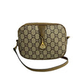 Gucci Brown Leather Pvc Pochette Shoulder Bag (Pre-Owned)