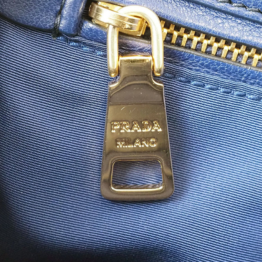 Prada Navy Nylon Shoulder Bag (Pre-Owned)