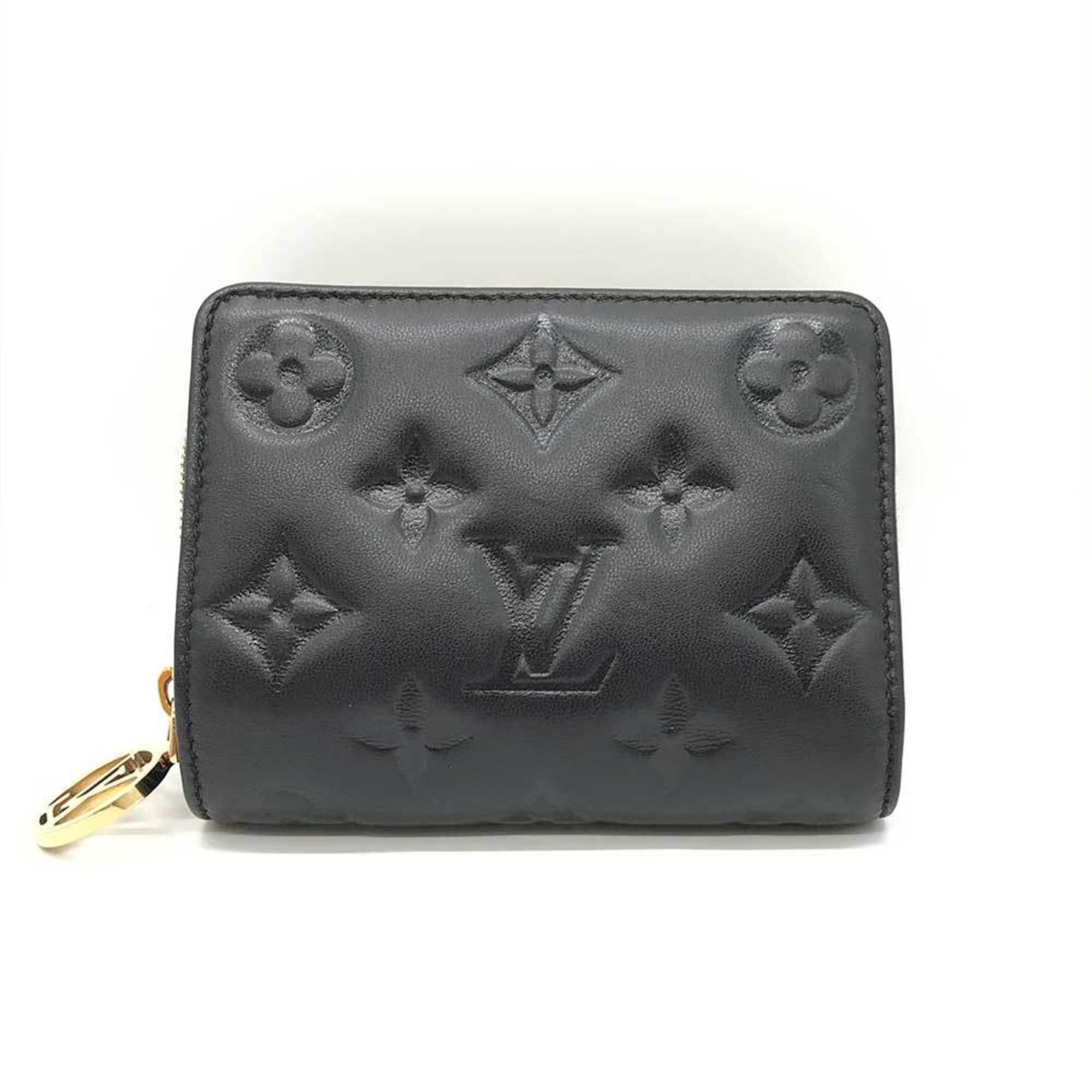 Louis Vuitton Black Monogram Mat Wallet (Bi-Fold) (Pre-Owned)