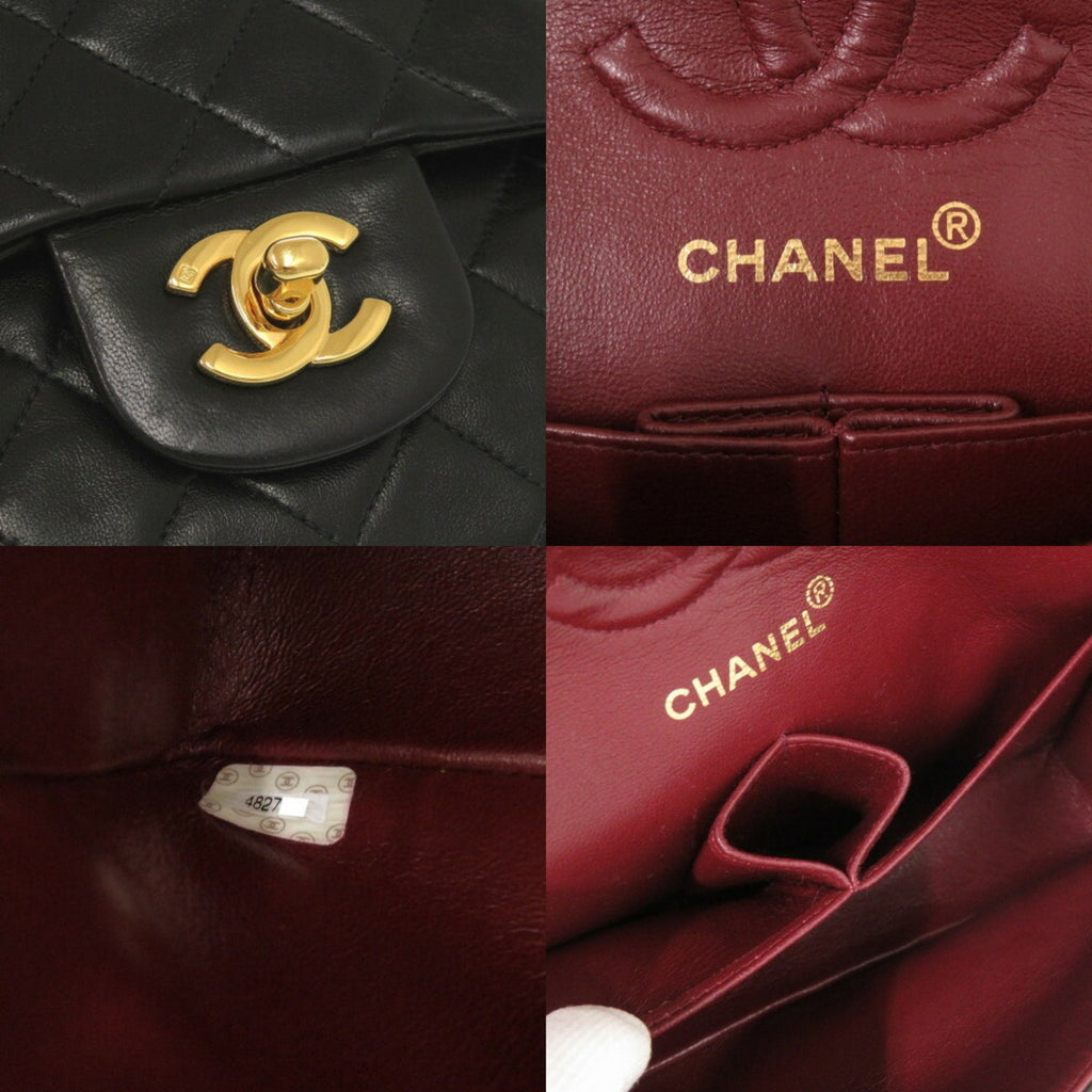 Chanel Black Leather Shoulder Bag (Pre-Owned)