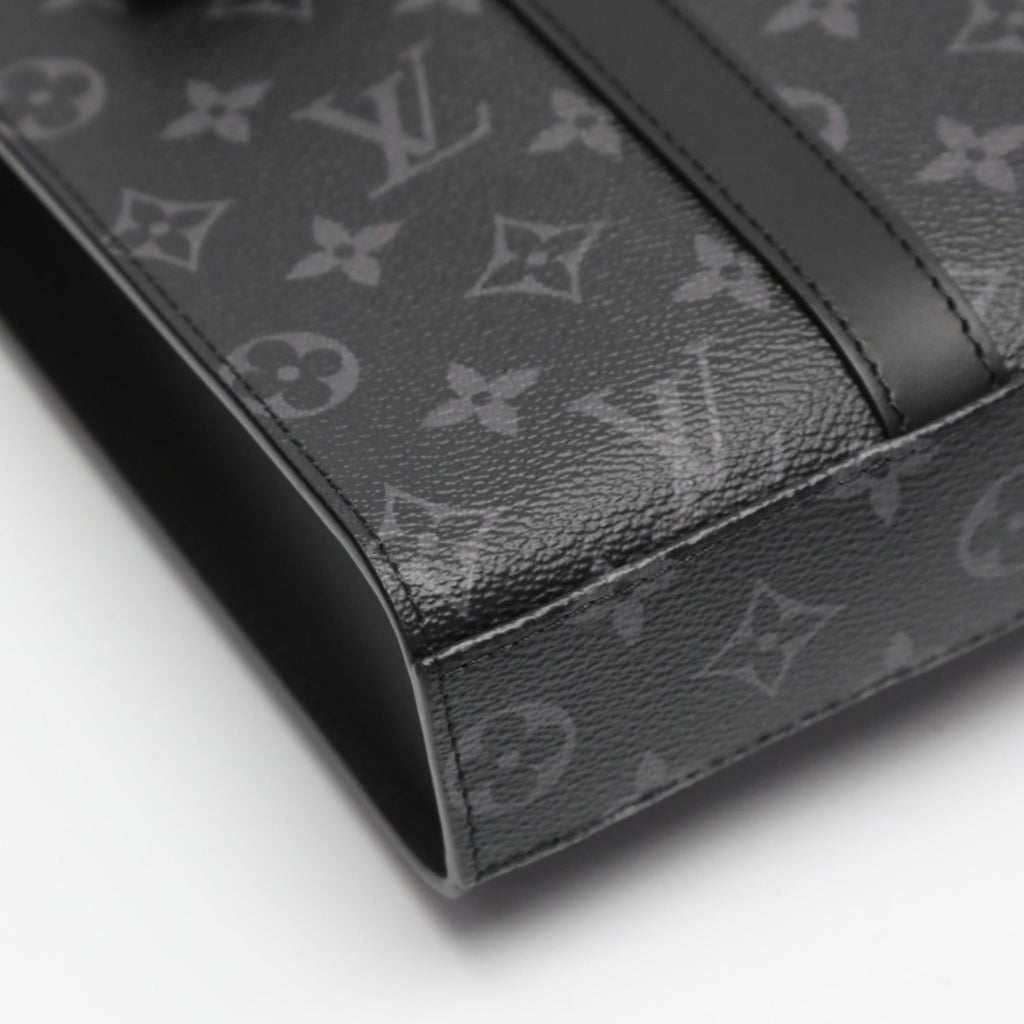 Louis Vuitton Black Monogram Eclipse Canvas Shoulder Bag Tote Bag (Pre-Owned)