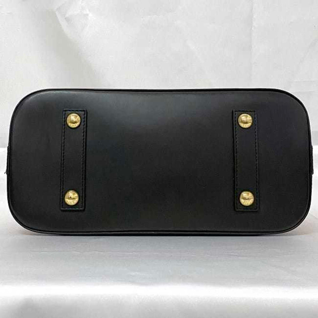 Louis Vuitton Black Red Color Leather Handbag Shoulder Bag (Pre-Owned)