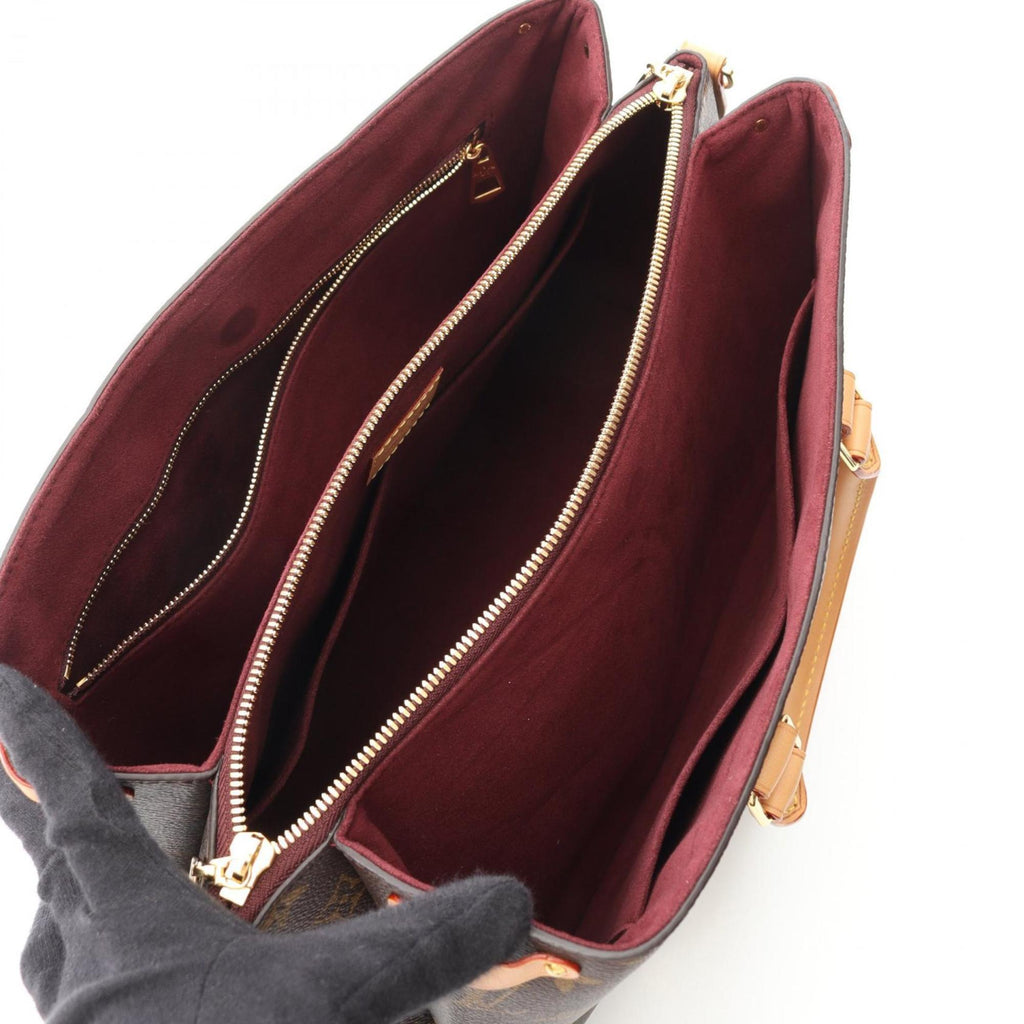 Louis Vuitton Brown Coated Canvas Pvc Leather Handbag (Pre-Owned)