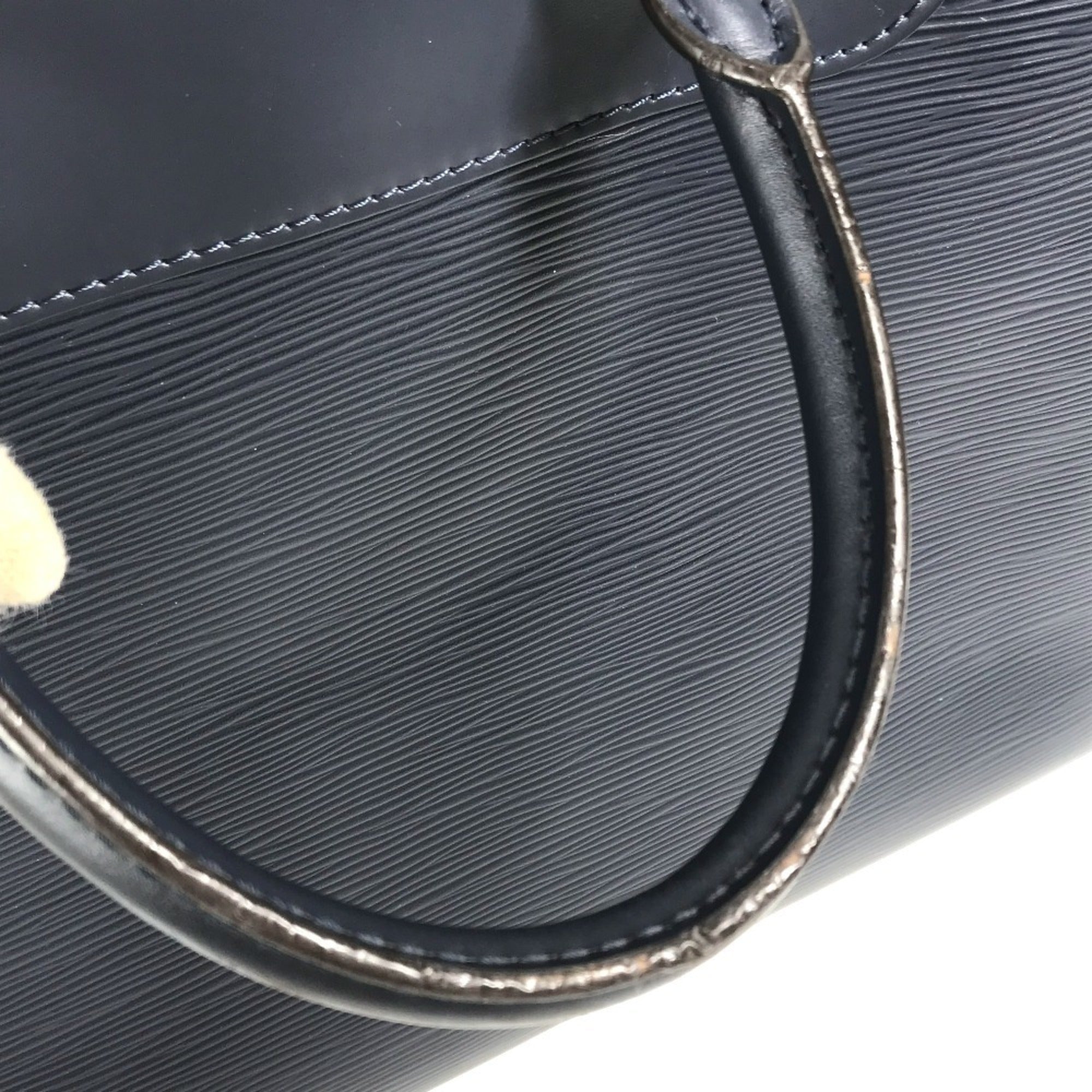Louis Vuitton Navy Navy Blue Epi Leather Handbag (Pre-Owned)