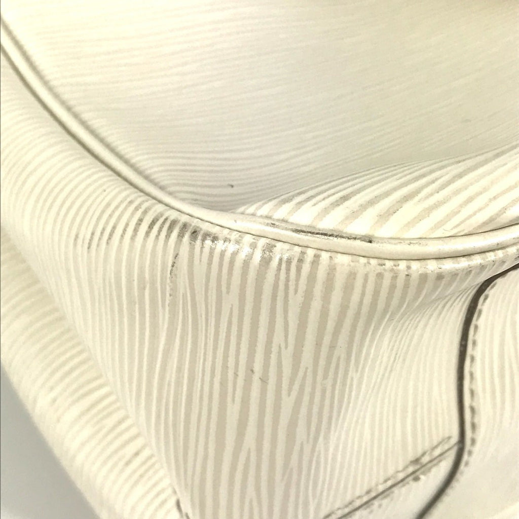 Louis Vuitton Epi White Epi Leather Handbag Tote Bag (Pre-Owned)