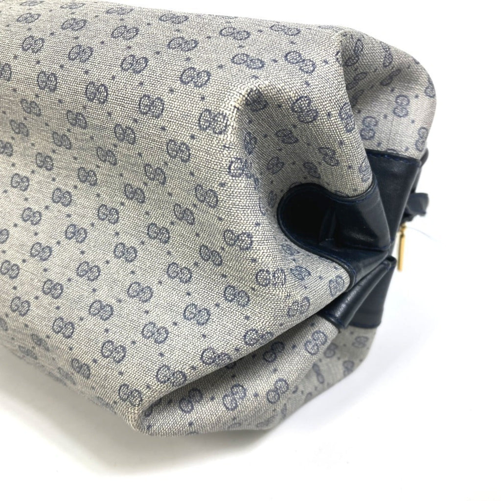 Gucci Navy Pvc Leather Pochette Shoulder Bag (Pre-Owned)