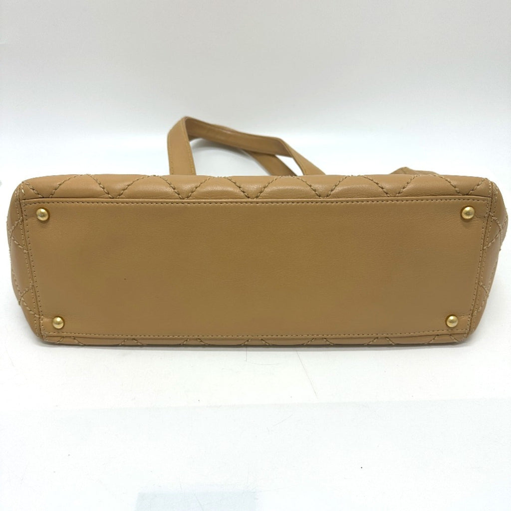 Chanel Beige Leather Tote Bag (Pre-Owned)