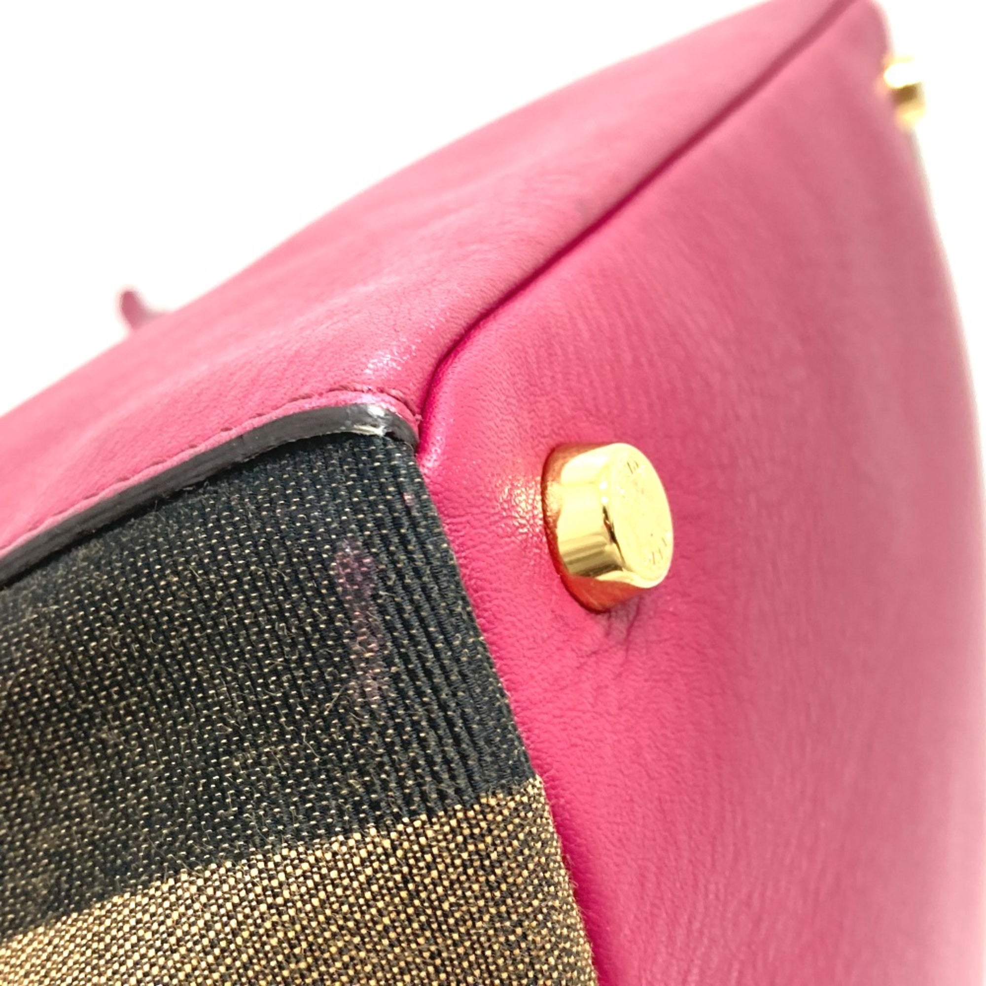 Fendi Brown Leather Handbag (Pre-Owned)