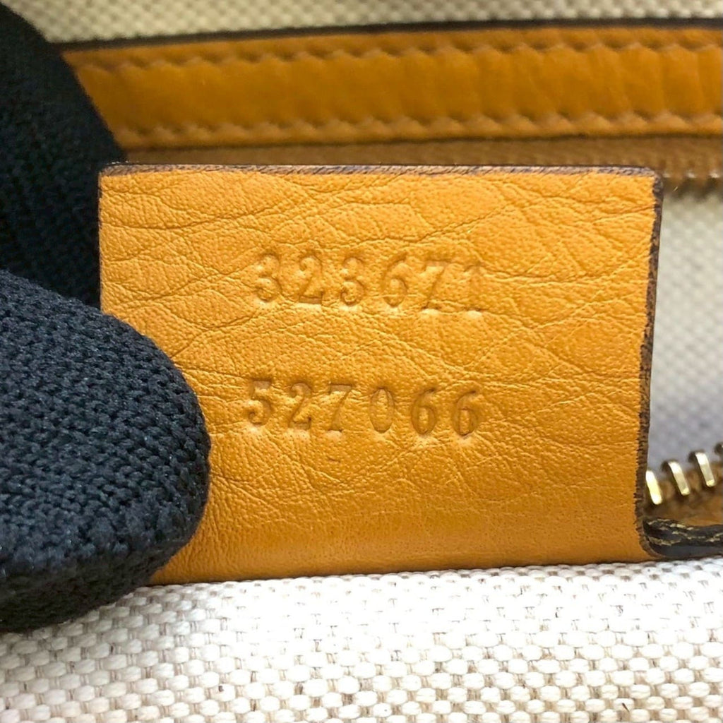 Gucci Yellow Leather Tote Bag (Pre-Owned)