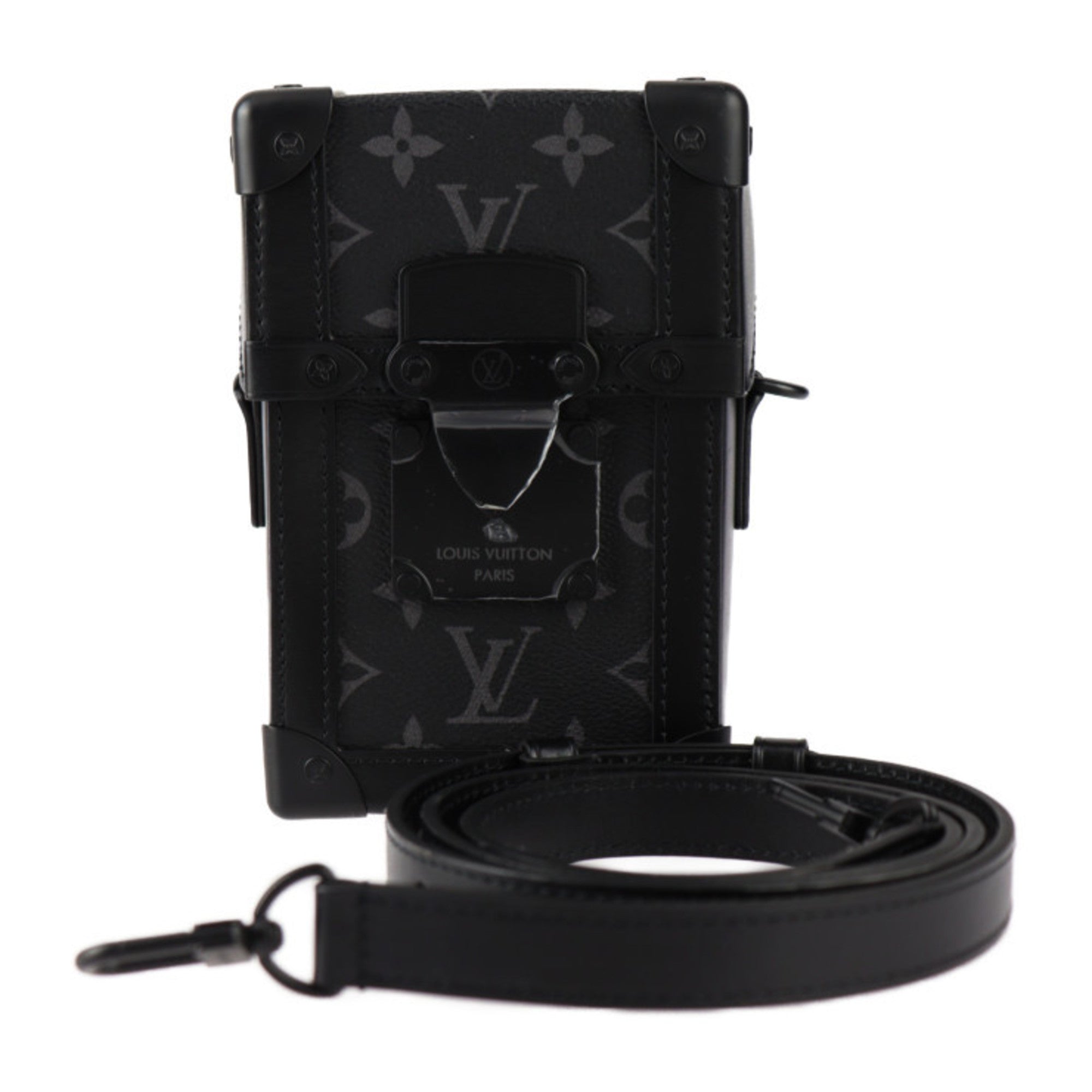 Louis Vuitton Black Monogram Eclipse Pvc Leather Shoulder Bag (Pre-Owned)