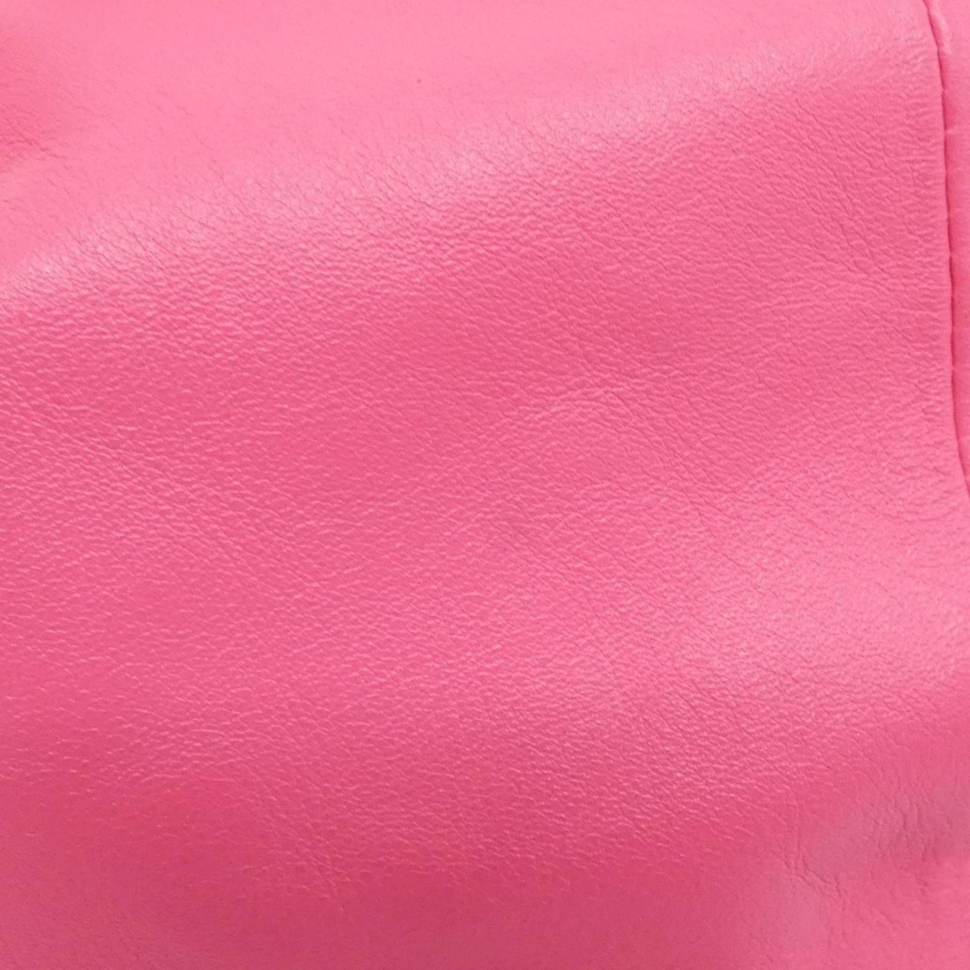 Bottega Veneta Pink Leather Handbag (Pre-Owned)
