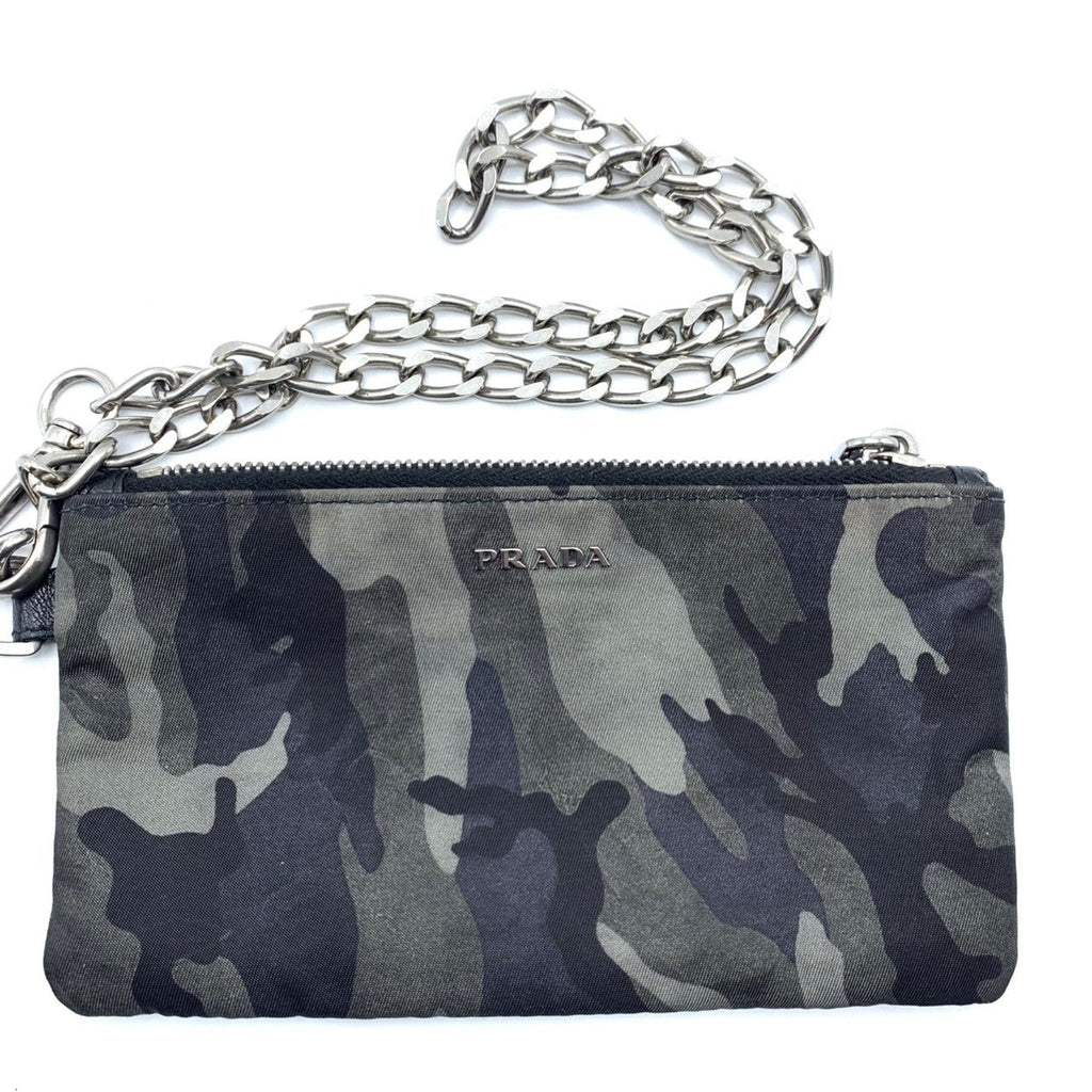 Prada Camouflage Nylon Coin Purse/Coin Case (Pre-Owned)